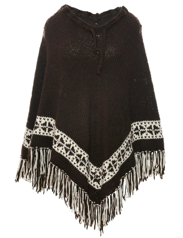 Dark Brown Cape - XL