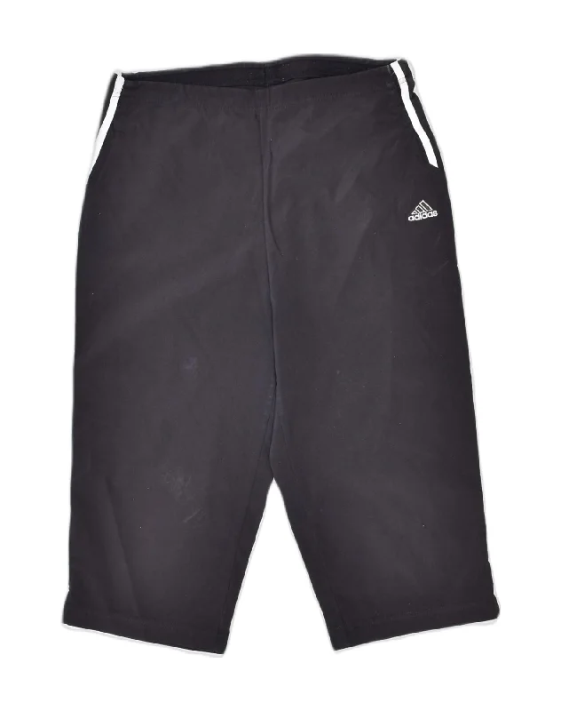 ADIDAS Womens Sport Shorts UK 12 Medium Black