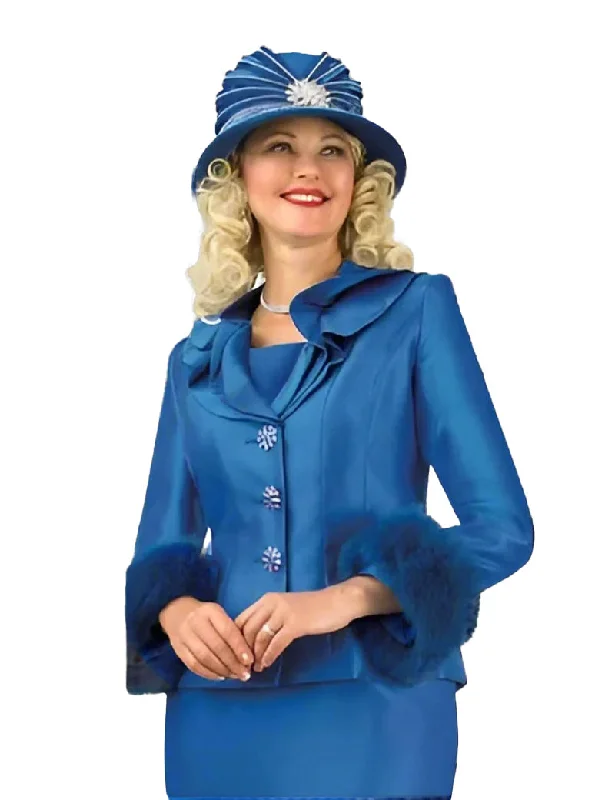 Lily And Taylor Suit 4969-Royal