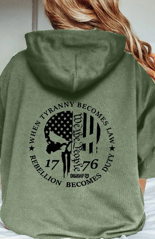 When Tyranny Becomes Law Pullover Hoodie