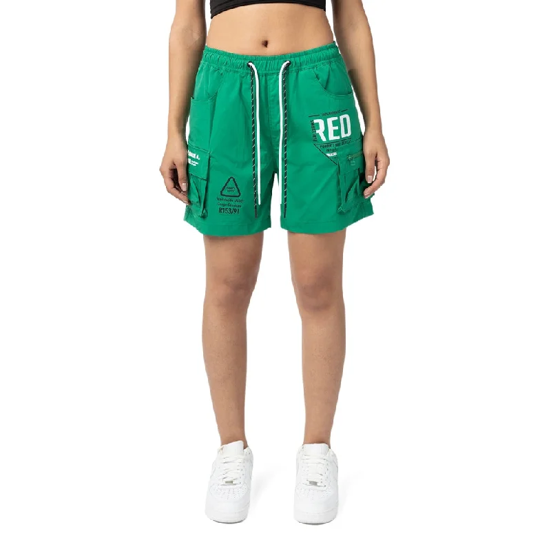 Slouched Utility Shorts - Kelly Green