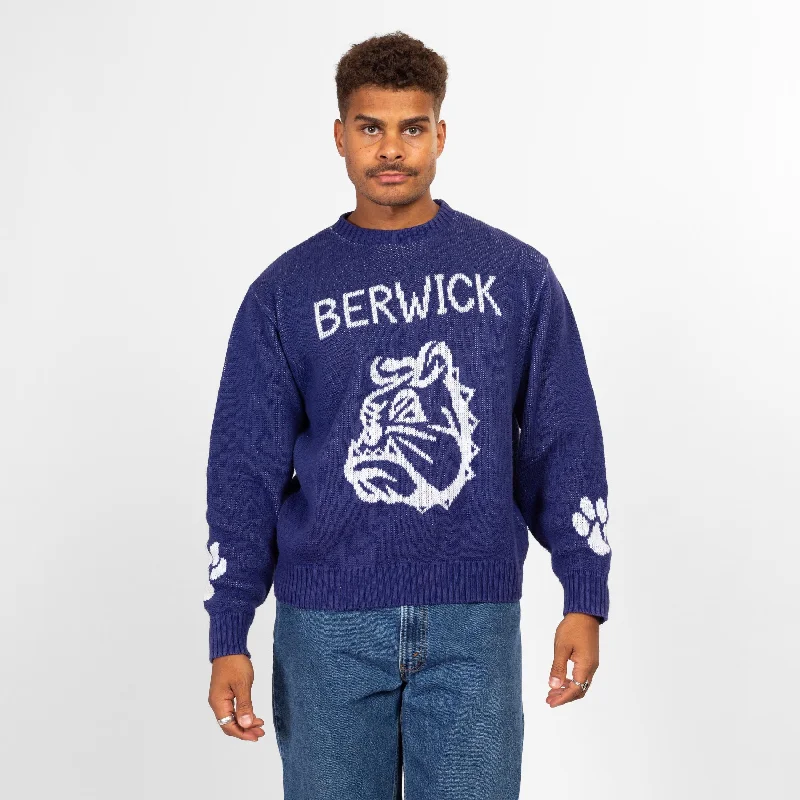 Large 90s Berwick Bulldogs School Mascot Sweater