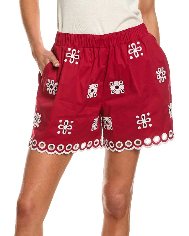 RED Valentino Eyelet Short