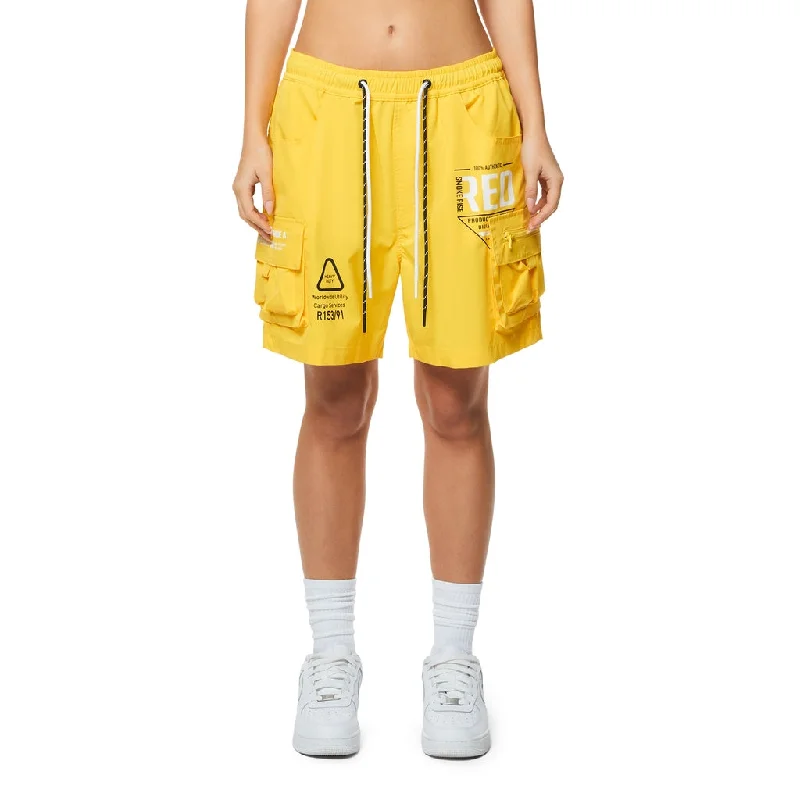 Slouched Utility Shorts - Canary