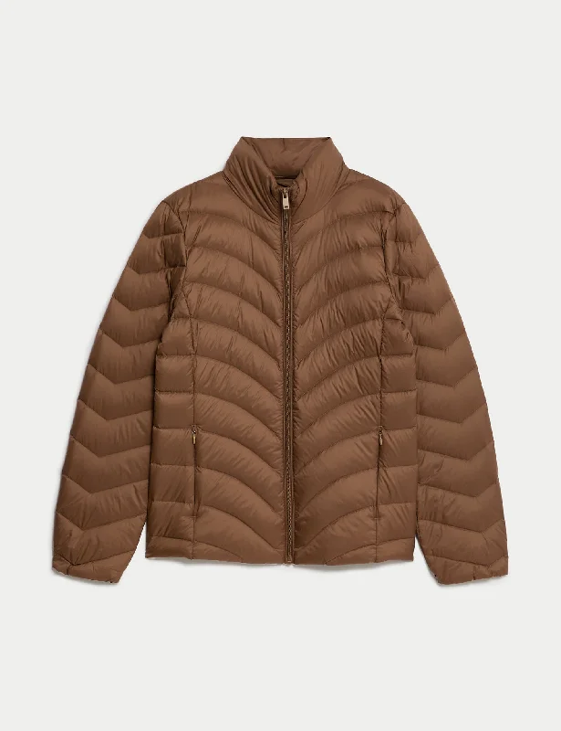 Feather & Down Packaway Puffer Jacket