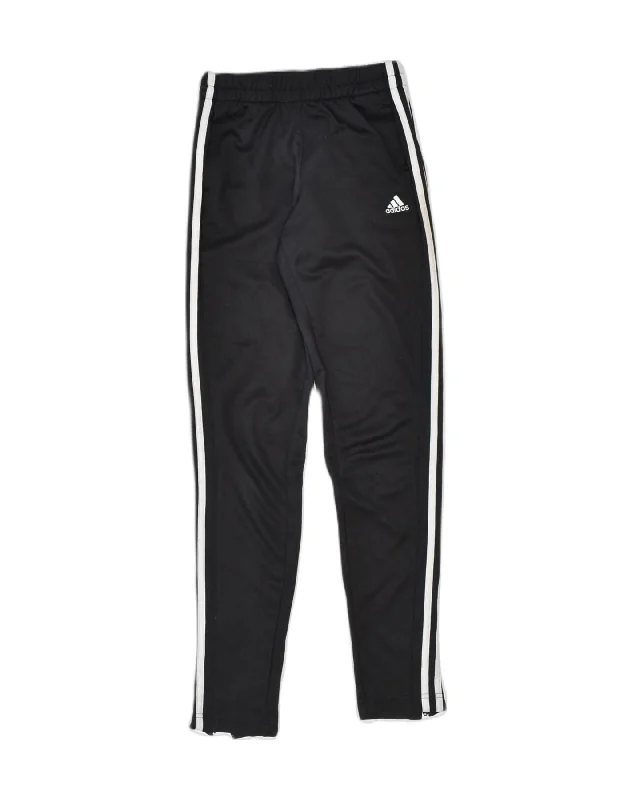 ADIDAS Womens Tracksuit Trousers UK 6 XS Black Polyester