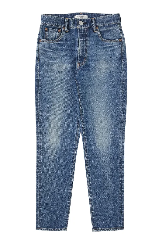 Moussy Denim Rhett Skinny High Rise Jeans in Dark Blue