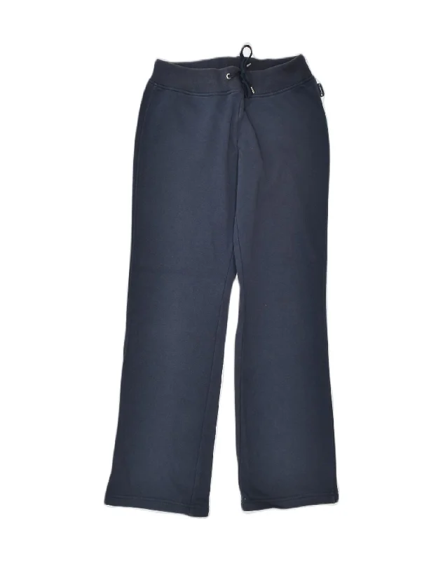 CHAMPION Womens Tracksuit Trousers Small Navy Blue Cotton Sports