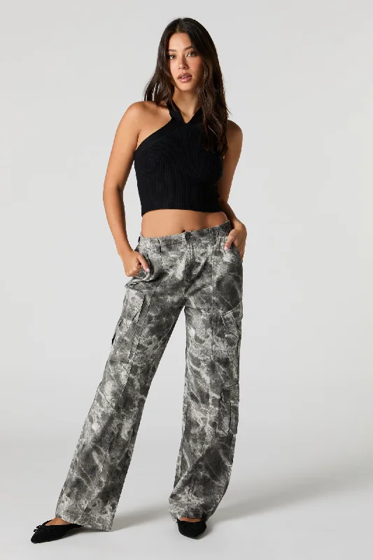 Camo Straight Leg Cargo Pant