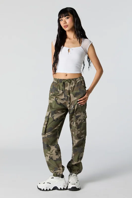 Drawstring Cargo Jogger