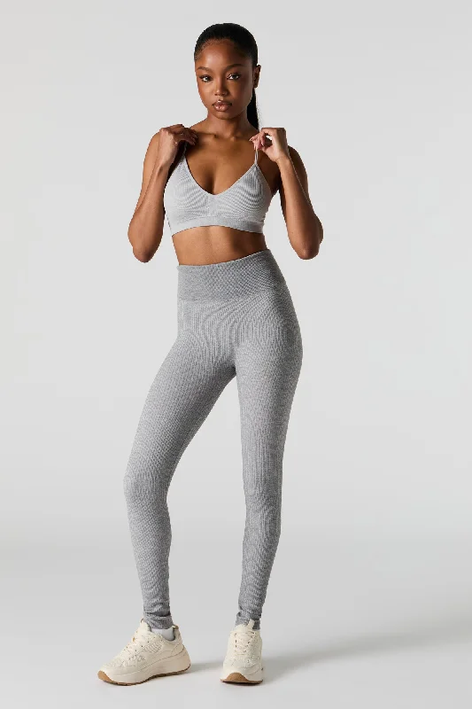 Ribbed Fleece Legging