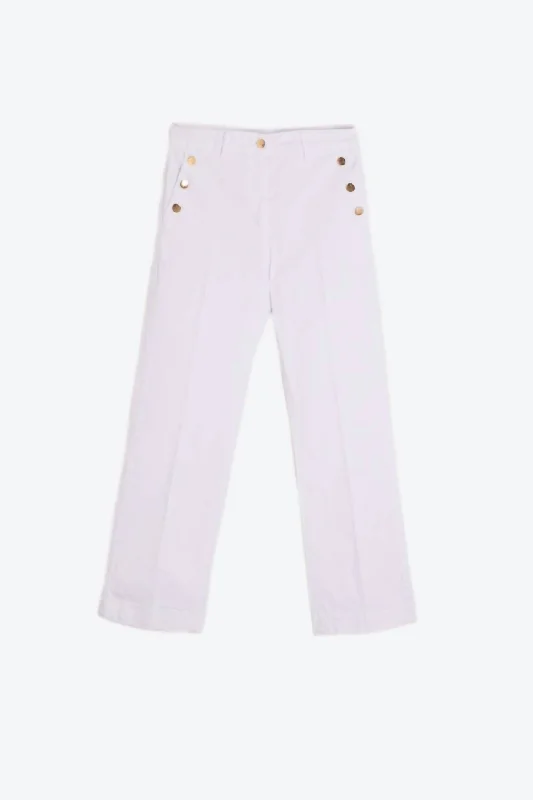 Amelie Pants In White