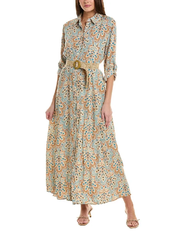 ANNA KAY Feathers Shirtdress