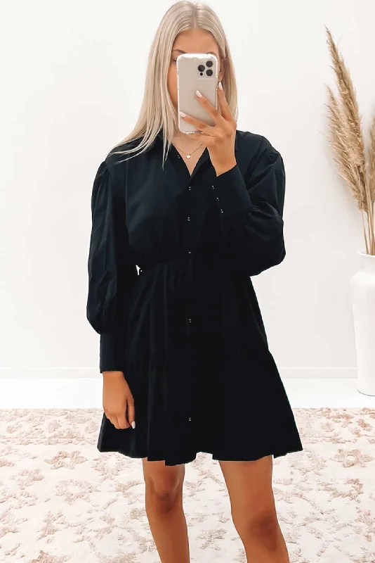 Deserae Mini Dress Black