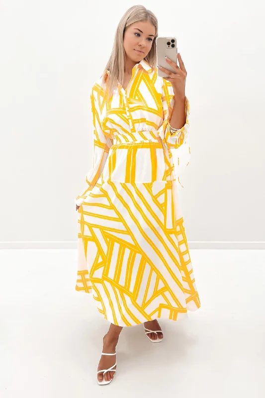 Nina Maxi Dress Yellow